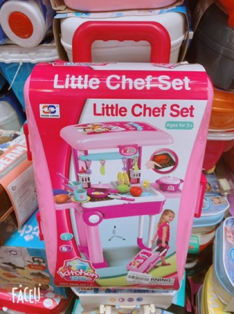 🔥𝐍𝐎𝐖 𝐒𝐇𝐈𝐏🔥 Đồ Chơi Valy Kéo + Bàn Bếp Nấu Ăn  Bé Gái