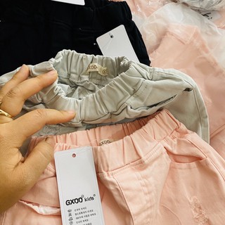 Quần short kaki lưng thun bé gái
