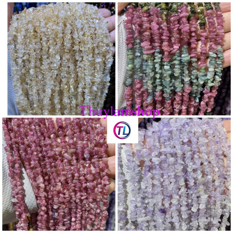 Vòng tay handmade may mắn hạt bẹt4mm
