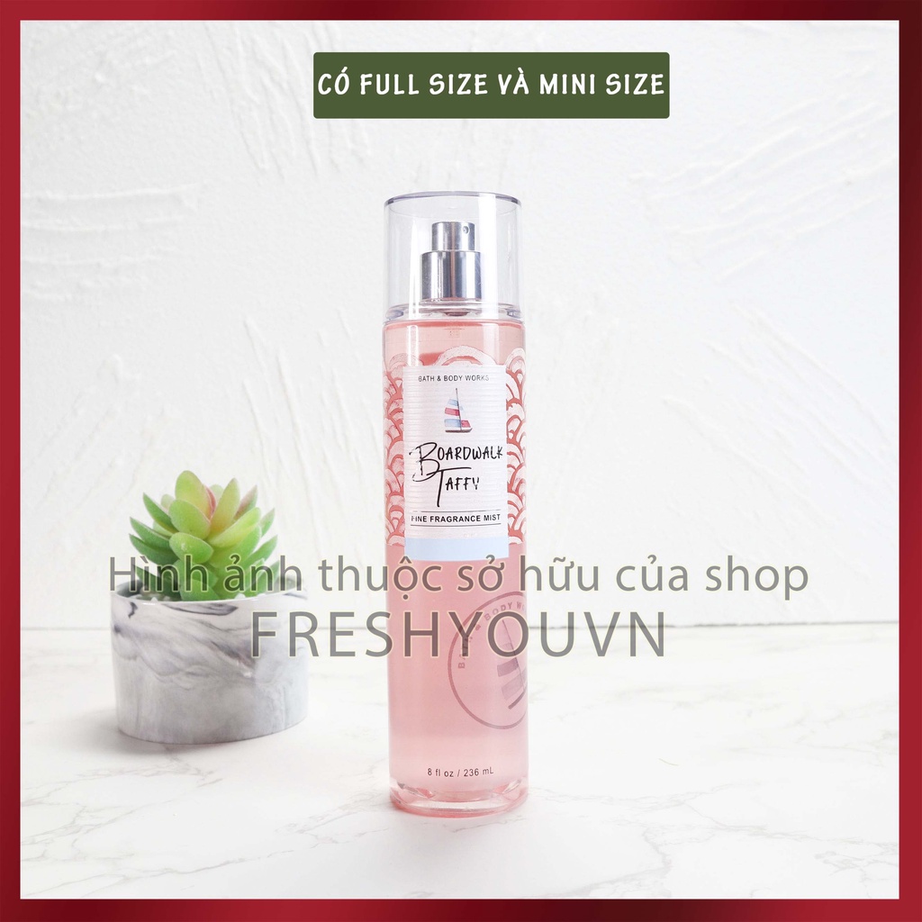 Boardwalk Taffy - Xịt thơm toàn thân body mist_ BST American Summer - Ngọt
