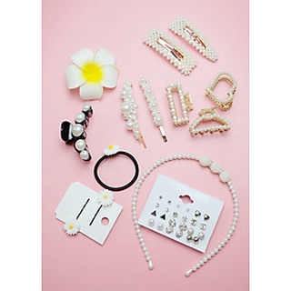 [ FREE-SHIP ] Set phụ kiện tóc 25 món
