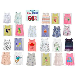 Set 5 Áo 3 lỗ Bé gái Old Navy