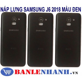 Nắp lưng samsung j6 2018 màu đen