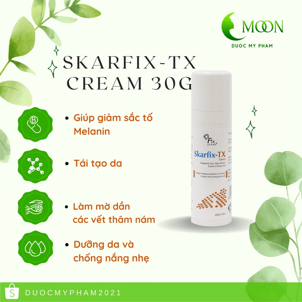 Kem Dưỡng Da, Giảm Thâm Nám Fixderma Skarfix-Tx Cream - Hàng Chính Hãng