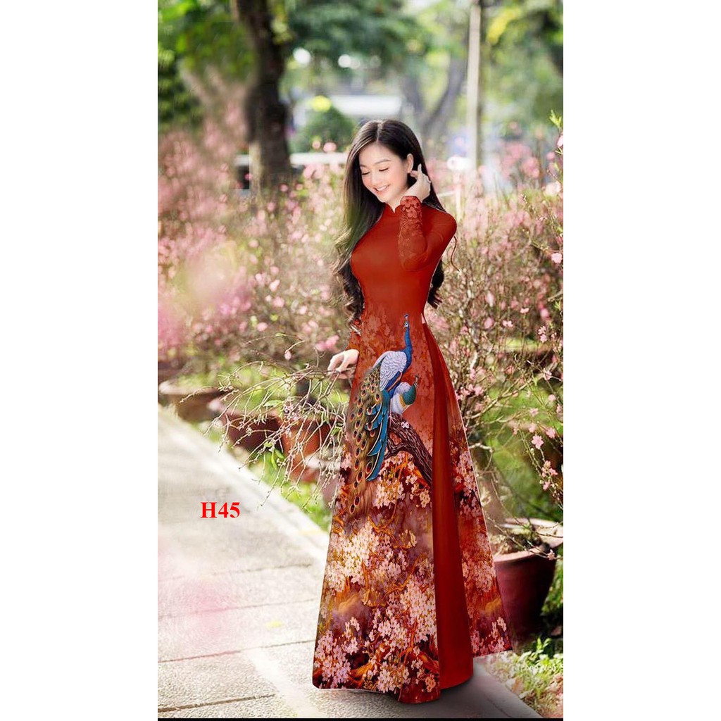 Áo Dài Lụa H45