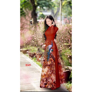 Áo dài lụa h45