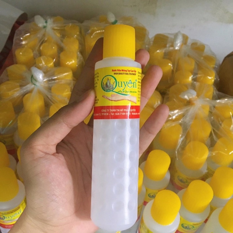 Nước rửa móng tay - axeton - dùng cho sơn thường - 125ml