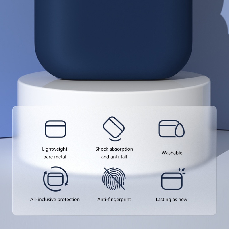 Vỏ Bảo Vệ Hộp Sạc Tai Nghe Apple 3 Bằng Silicon Chống Trầy Xước Có Thể Giặt