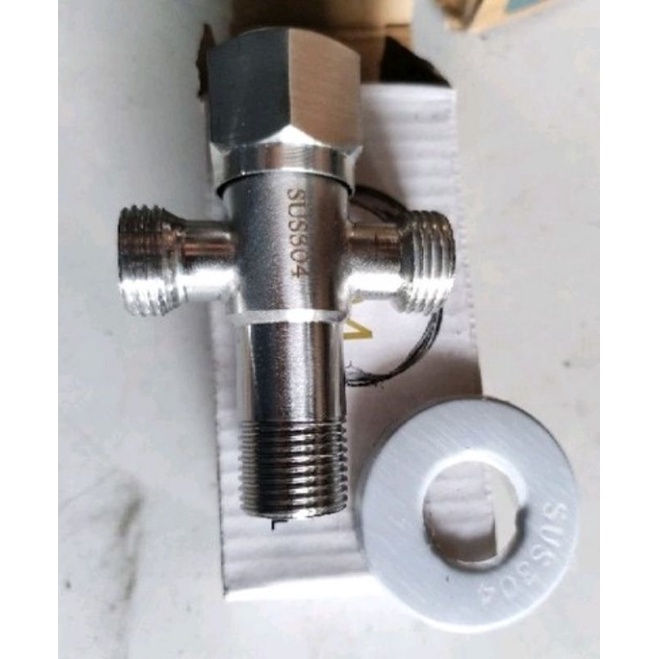 T chia cầu có khoá inox 304