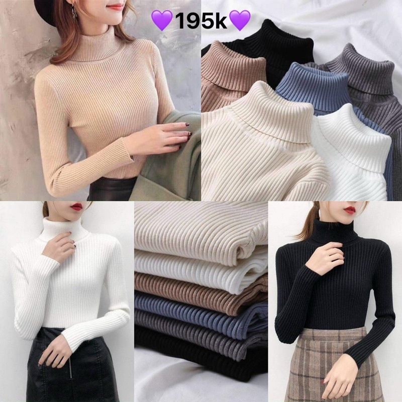 Áo len cổ lọ loại 1 cao cấp