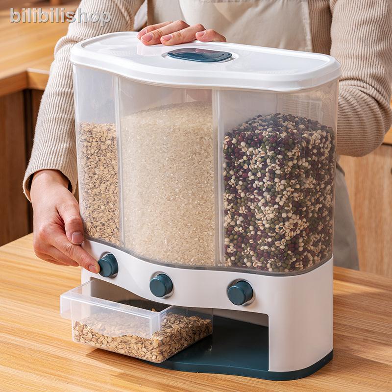 Thùng đựng gạo gia dụng, thùng đựng gạo nhựa, thùng chứa, thùng đựng gạo định lượng, thùng đựng gạo đa nă