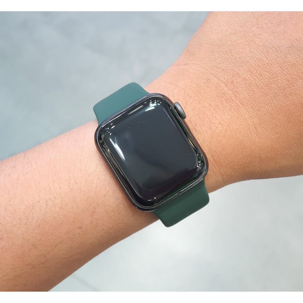 Dây cao su xanh 𝐶𝑜𝑡𝑒𝑒𝑡𝑐𝑖 cho Apple Watch