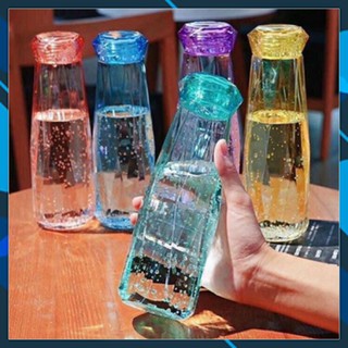 Bình nước thuỷ tinh kim cương ( hàng có sẵn )