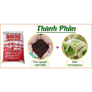 Phân trùn quế ủ nấm đối kháng Trichoderma  cải tạo đất - 10Kg