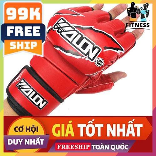 FREESHIP🎁 Găng tay đấm bốc hở ngón 03 ⚡giá rẻ⚡ Găng tay MMA tập võ