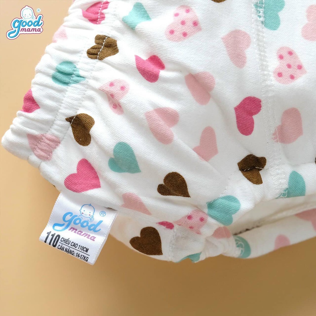 Combo 3 Quần Bỏ Bỉm Vải Cotton Goodmama Cao Cấp Xuất Hàn Cho Bé 4 - 17kg