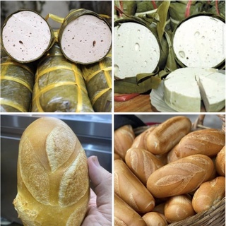 Combo: 1 cây chả lụa + 3 ổ bánh mì đặc ruột 100k