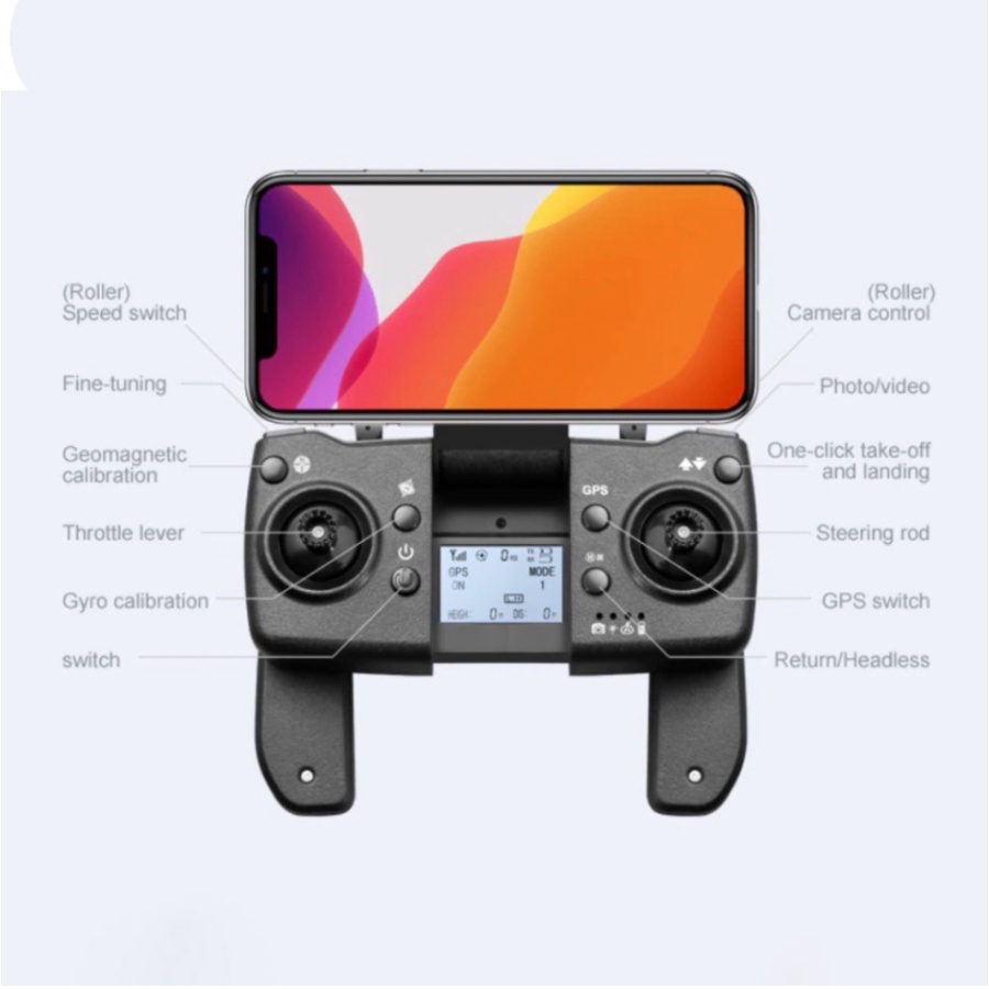 Có Video Mô Tả  Flycam K90 Max Cảm Biến Chống Va Chạm Bay 25 Phút, Bay Cao Xa 1500m, Camera 4k Chống Rung, Định Vị GPS