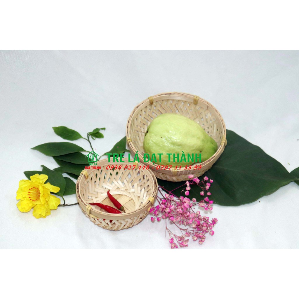 Rá tre trăng đựng tỏi ớt , hành hay lam phụ kiện cắm hoa