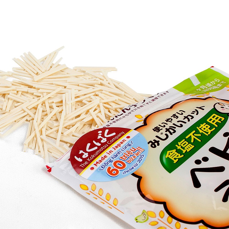 MÌ UDON BABY HAKUBAKU 100G (KHÔNG MUỐI) CHO BÉ TỪ 7 THÁNG TUỔI - Hachi Hachi Japan Shop