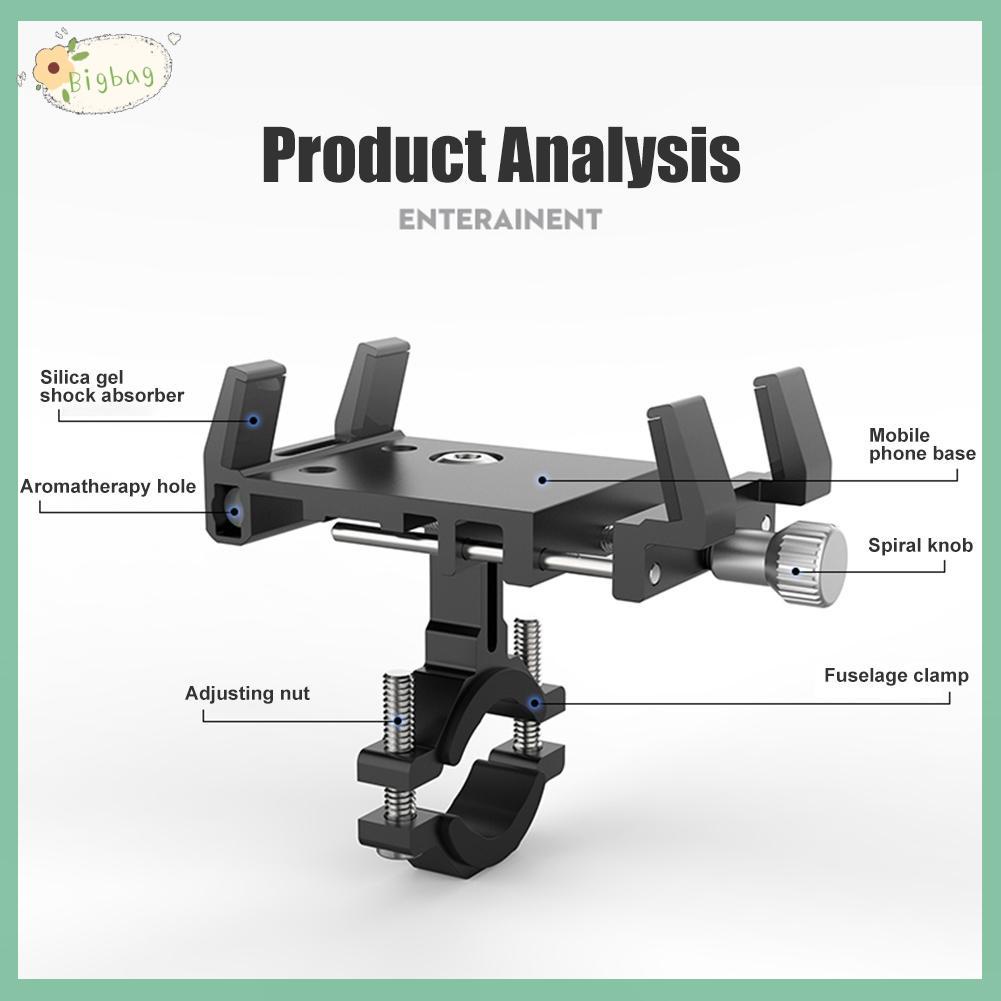 Giá đỡ điện thoại bằng hợp kim nhôm gắn xe đạp tiện dụng
 | BigBuy360 - bigbuy360.vn