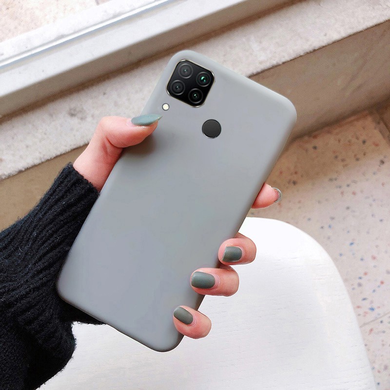Ốp Điện Thoại Silicone Mềm Màu Kẹo Cho OPPO Realme C15 C12 Realme C15 C12 C 15 12
