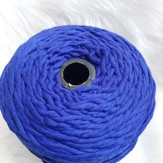 ( ảnh thật) Dây thừng se macrame màu XANH COBAN