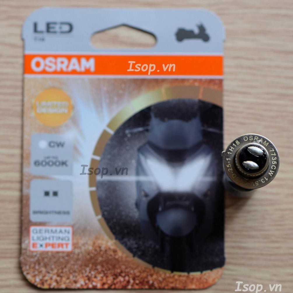 [LEDT2 ISOP] Đèn pha LED Osram chuẩn chân M5 cho Dream, Cub... [Số lượng: 1 cái] [Bảo hành 1 năm]