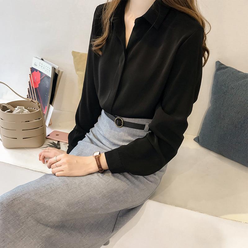 Áo Sơ Mi chiffon Phong Cách Cổ Điển áo sơ mi JL-CX-12