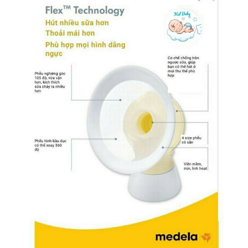 Phễu máy hút sữa vành mềm Flex