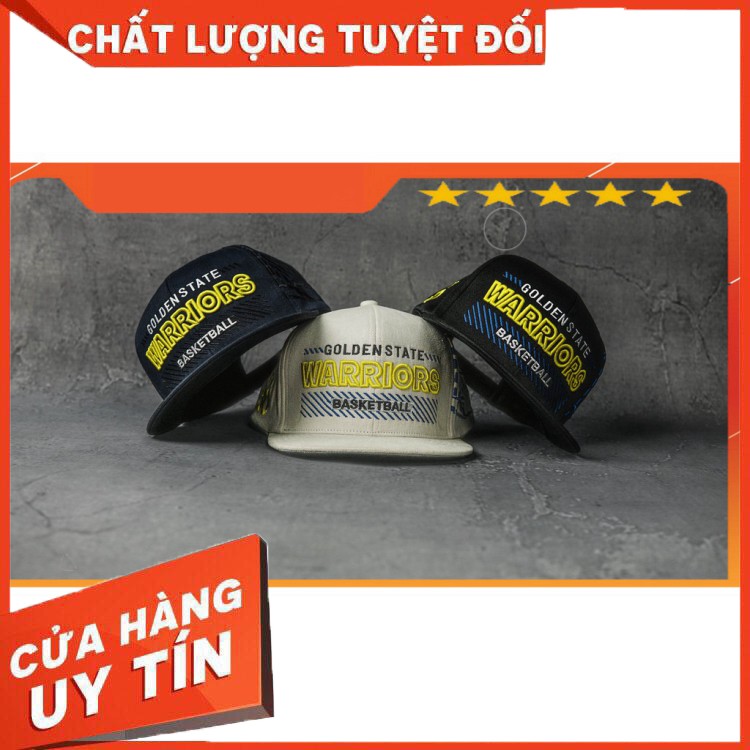 Mũ Snapback WARRIORS Chất Cotton Thoáng Mát
