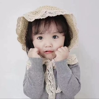 Nón Cói Mềm Phối ren Cho Bé