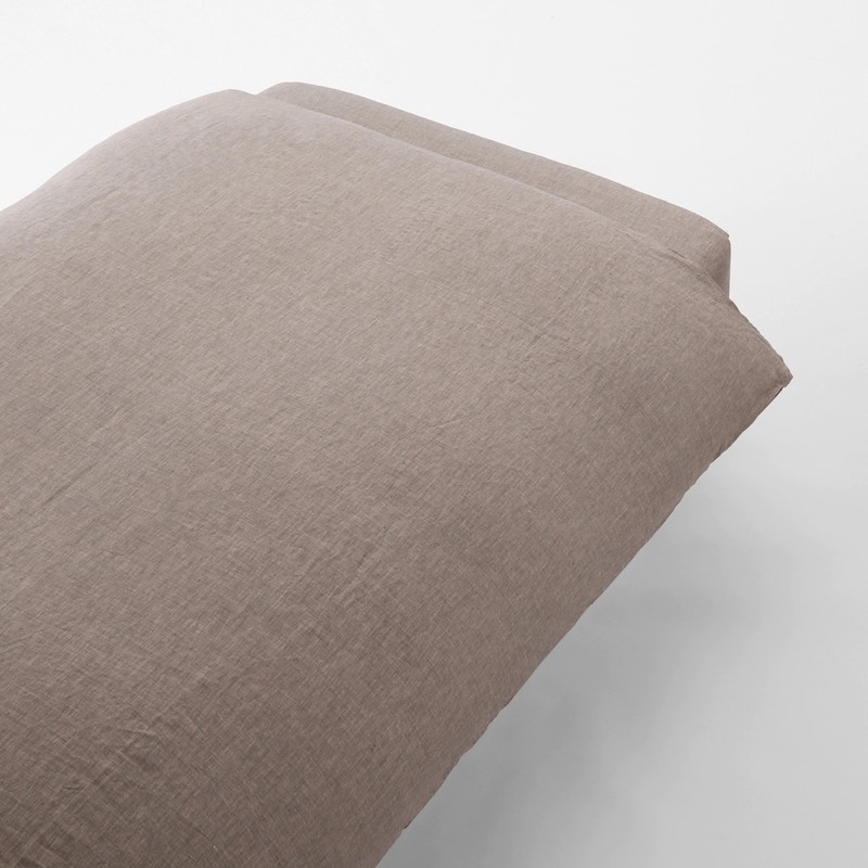 Muji Vỏ Chăn Linen Dệt Trơn