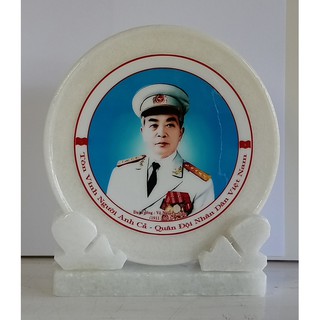 Ảnh Bác Giáp 20cm (Đá Lưu Niệm)
