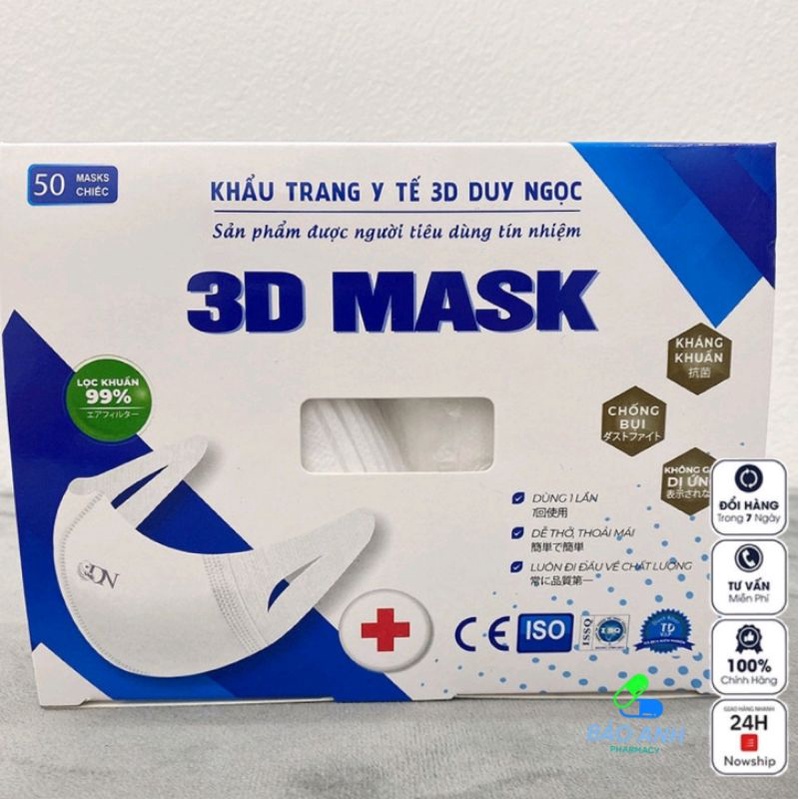 khẩu trang 3D duy ngọc