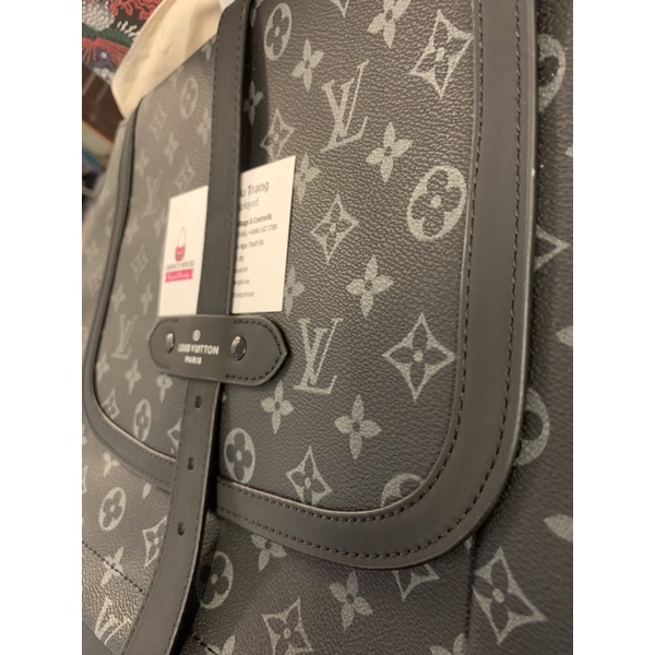 Set balo LV Saumur 35x40cm da đanh dày bill dustbag đi học đi chơi đi làm
