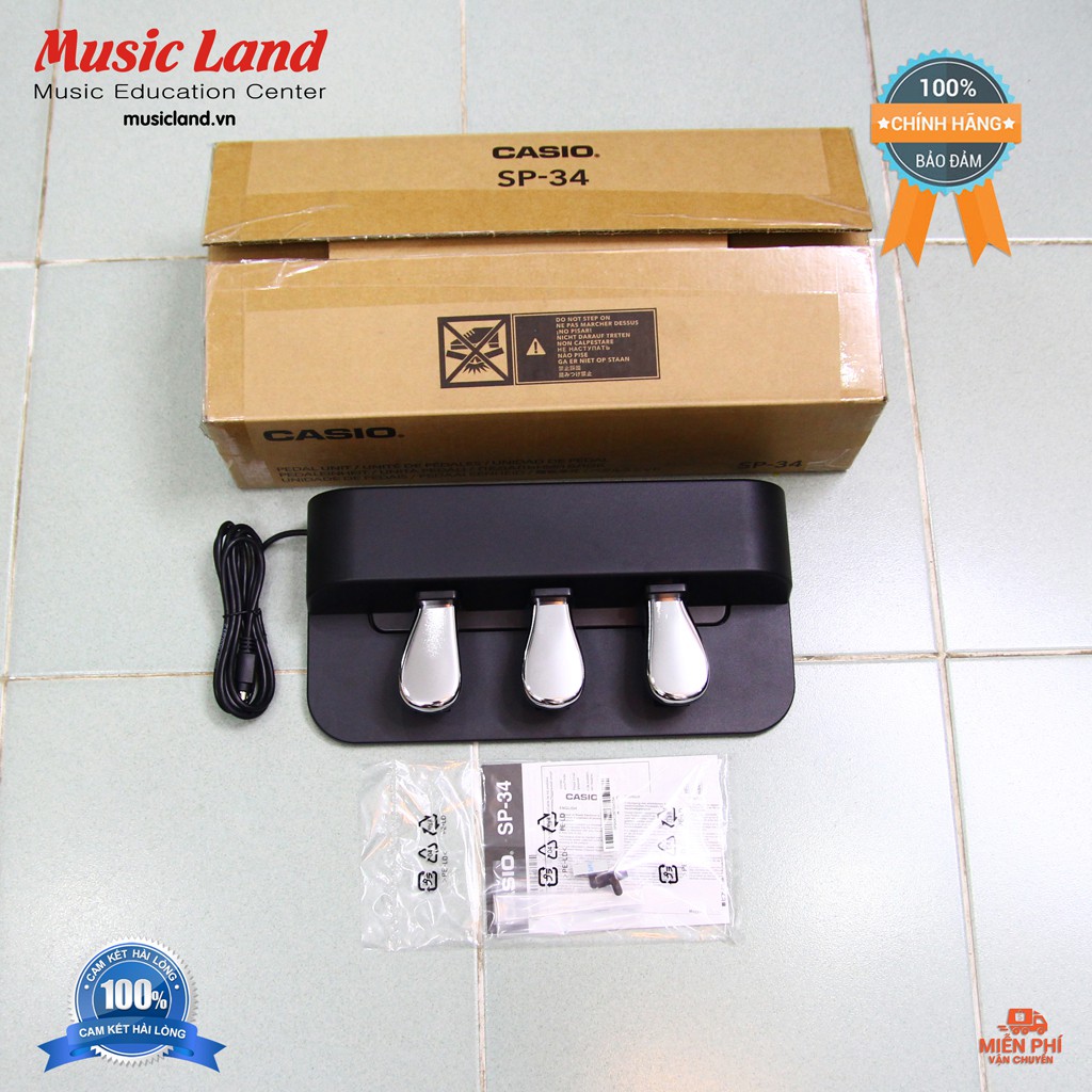 Chân đạp Piano Pedal Casio SP-34 – chính hãng