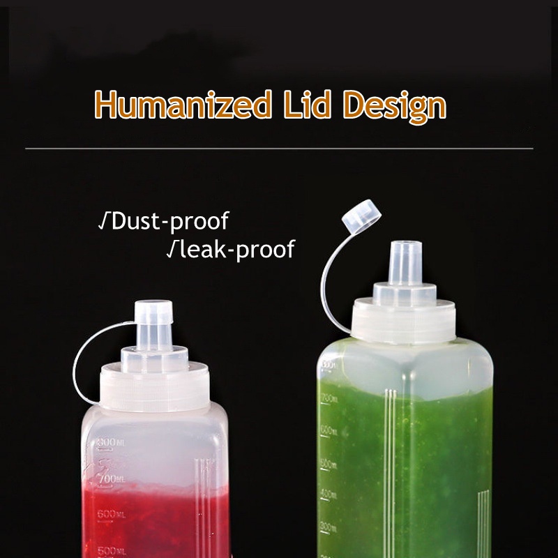 Bình nhựa đựng nước sốt 800ml / 1000ML