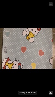 10M DECAL DÁN TƯỜNG HELLO KITTY VÀ DOREMON KHỔ 45CM