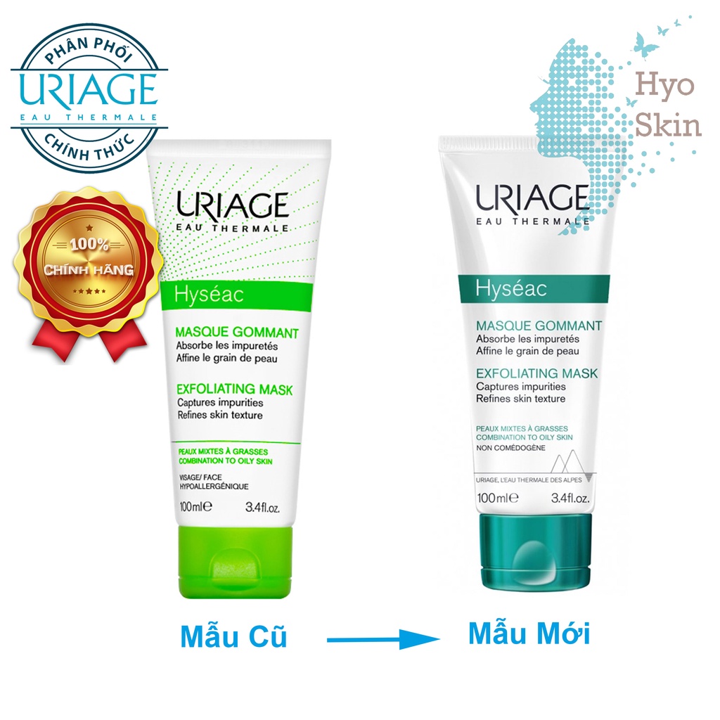 Mặt Nạ Tẩy Tế Bào Chết Da Dầu, Da Mụn URIAGE HYSEAC MASQUE GOMMANT 100ml