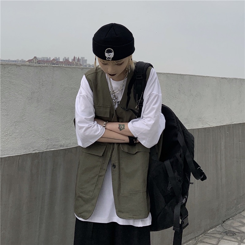 Áo Gile Tunoma áo khoác kaki nam nữ unisex phong cách ulzzang Hàn quốc GL01