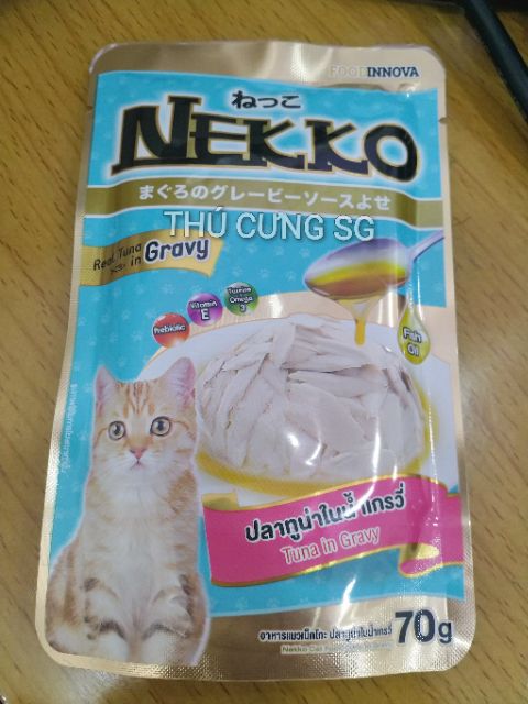 Pate mèo Nekko Gravy (dạng sốt)gói 70g