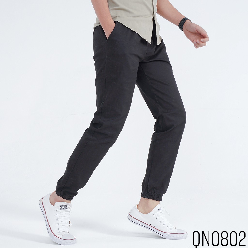 Quần Jogger Kaki Nam ROUGH Outfit Basic Trẻ Trung, Kaki Dày Dặn, Co Giãn, Cao Cấp