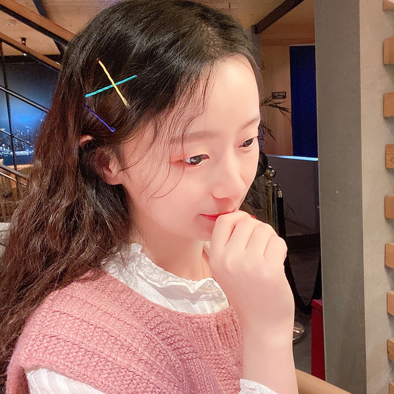 Set 10 Kẹp Tăm Cho Bạn Nữ Mix Nhiều Màu Xinh Xắn