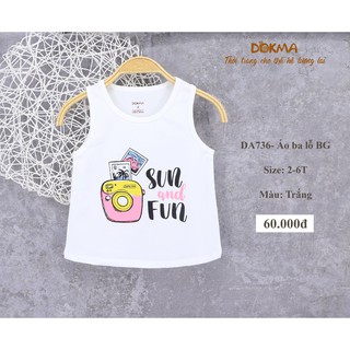 DA736 Áo ba lỗ BG Dokma (2-6y)