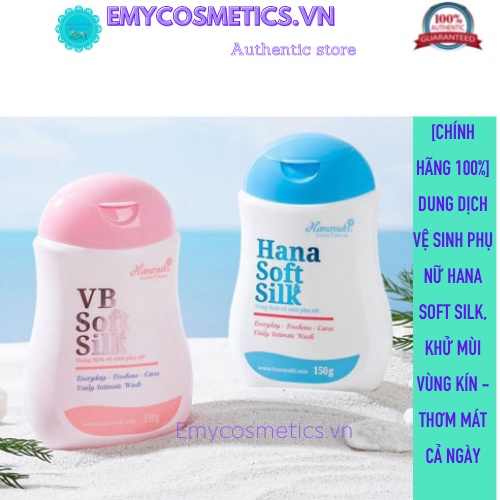 [CHÍNH HÃNG 100%] DUNG DỊCH VỆ SINH PHỤ NỮ HANA SOFT SILK, KHỬ MÙI VÙNG KÍN - THƠM MÁT CẢ NGÀY