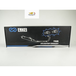 Pô tăng tốc giả zin Yamaha EX 150 Racing màu đen / ENKEI [1ĐỔI 1 TRONG 1 NĂM]