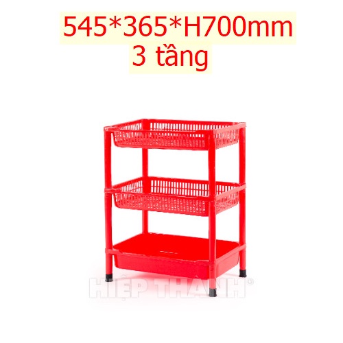 Kệ trung 3 tầng, 4 Tầng nhựa Hiệp Thành Việt Nam có nhiều size