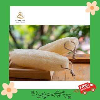 Xơ mướp khô tự nhiên, xơ mướp đặc kb, dùng để tắm, tẩy da chết, rửa bát