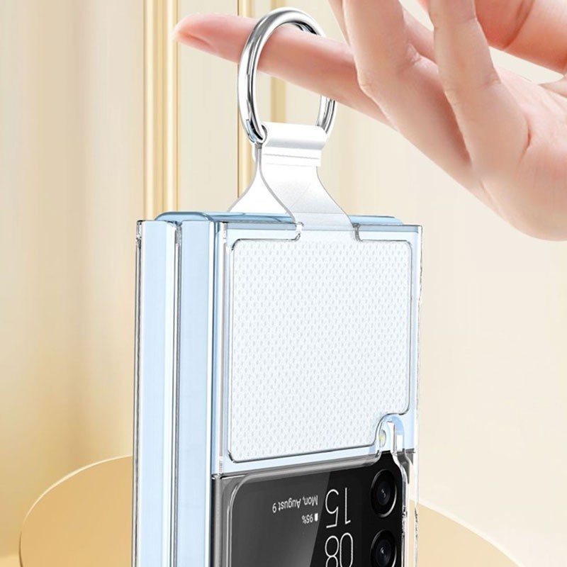 Ốp lưng Galaxy Z Flip 4 Likgus trong suốt có ring
